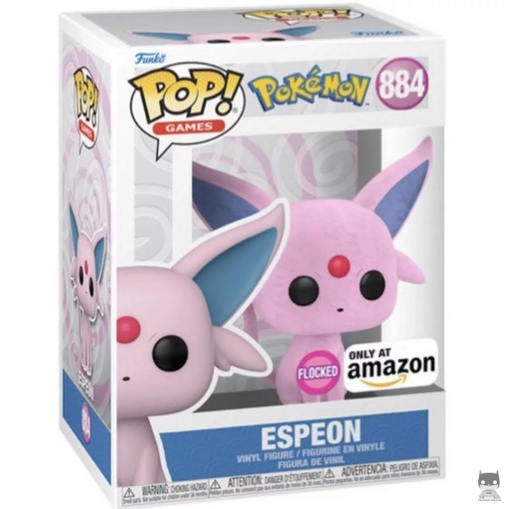 Figura Funko Pop! Espeon (Flocado) en su caja