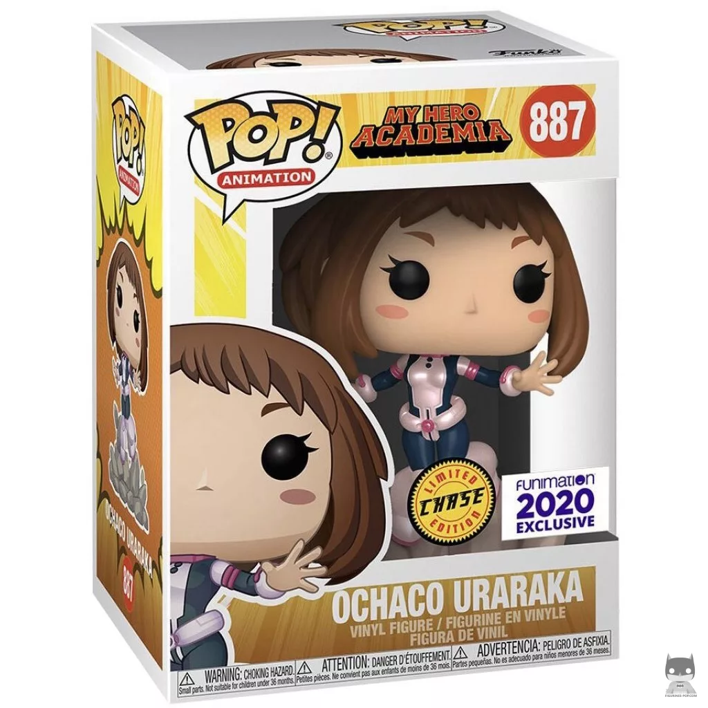 Figura Funko Pop! Ochaco Uraraka (Chase) en su caja