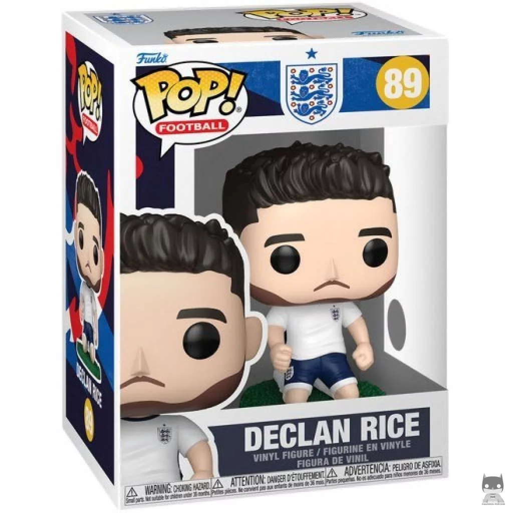 Figura Funko Pop! Declan Rice (Inglaterra) en su caja