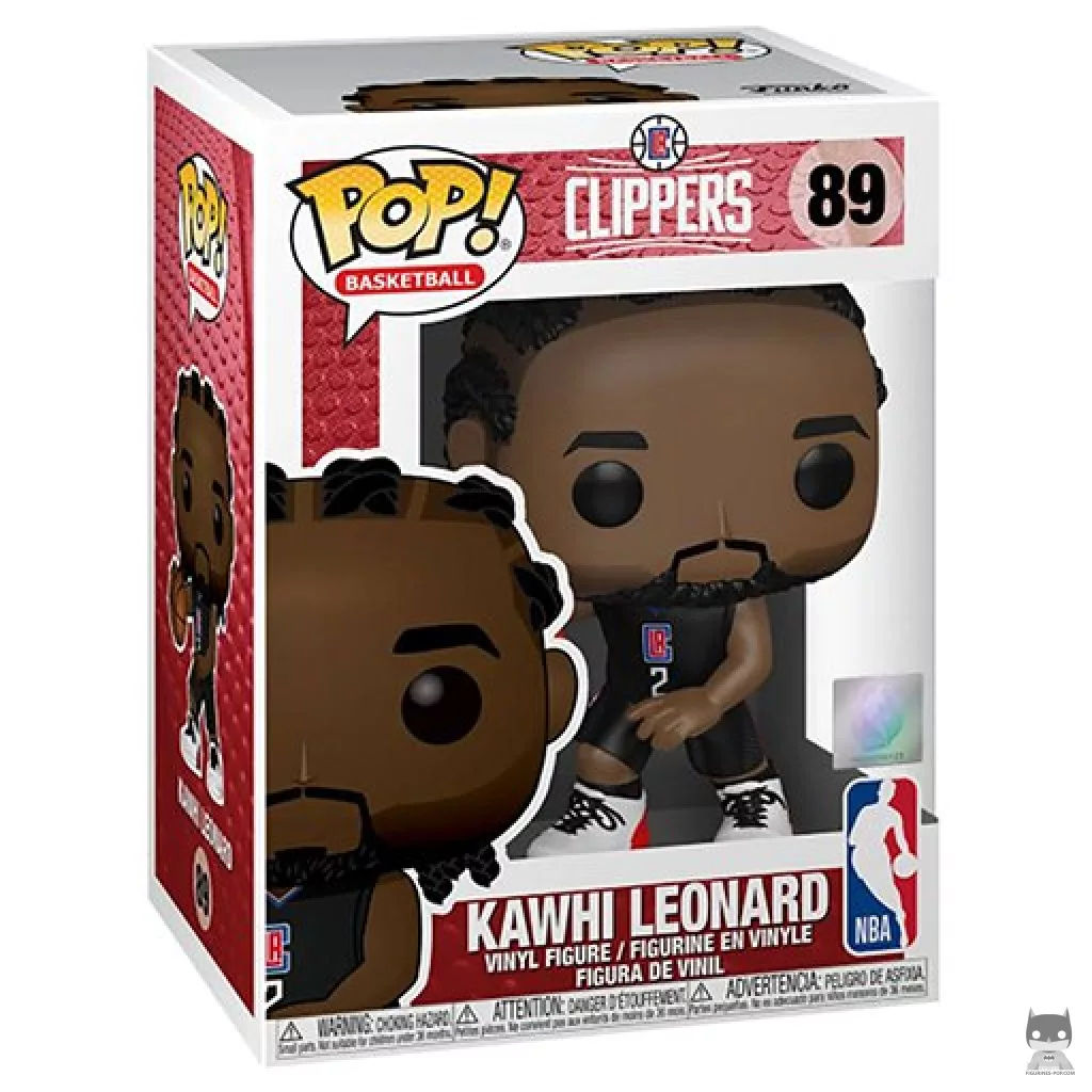 Figura Funko Pop! Kawhi Leonard en su caja