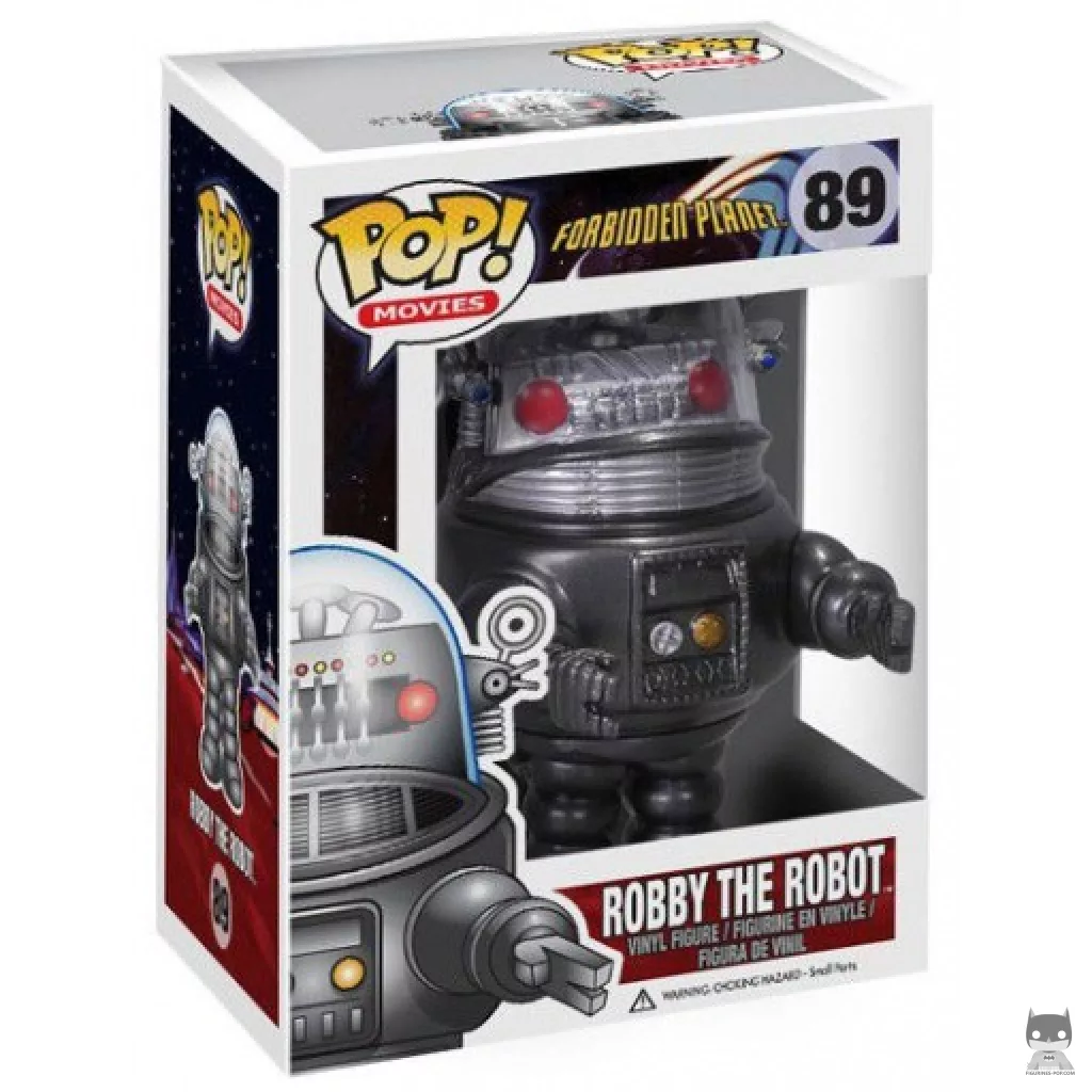 Figura Funko Pop! Robby el Robot (Turquesa) en su caja