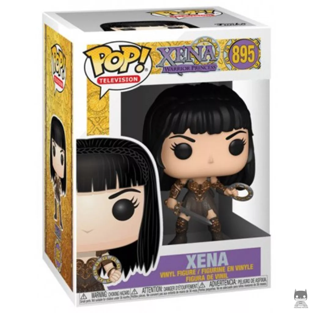 Figura Funko Pop! Xena en su caja