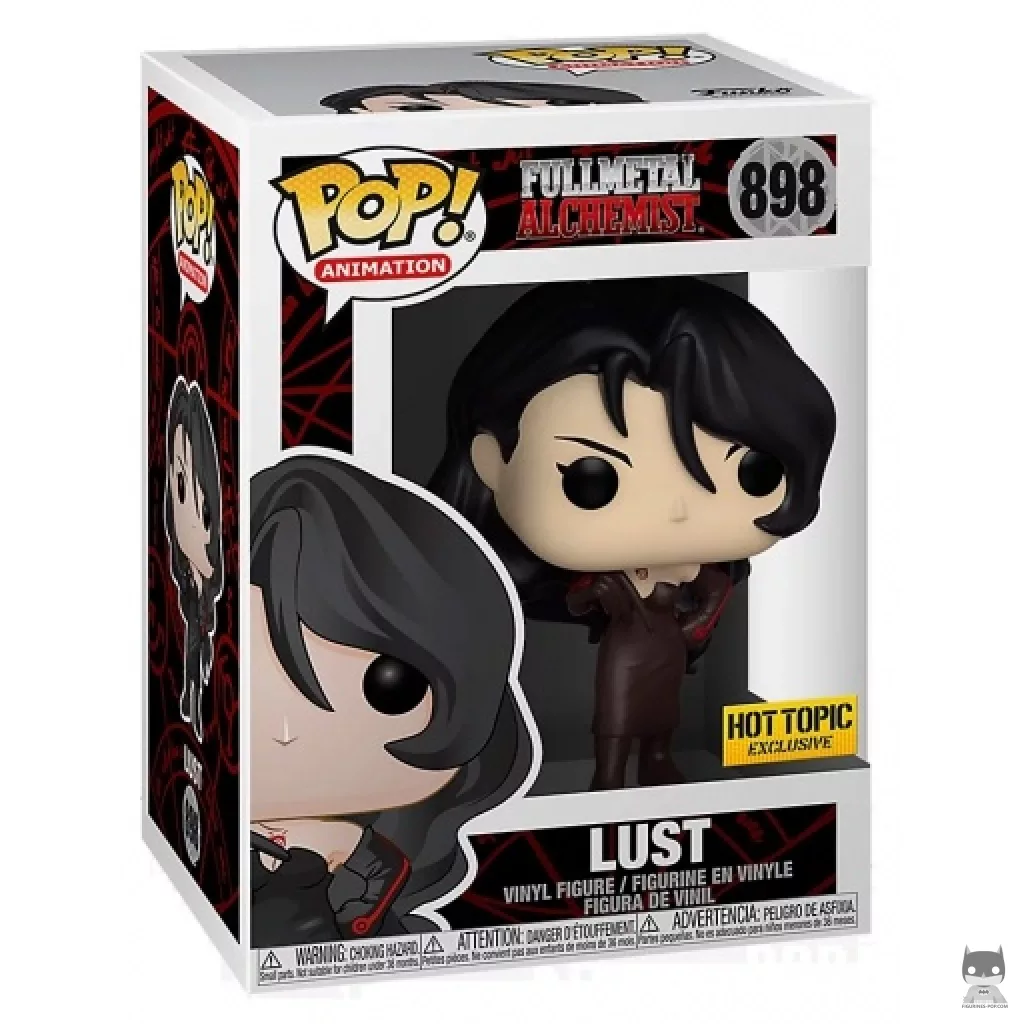 Figura Funko Pop! Lujuria en su caja