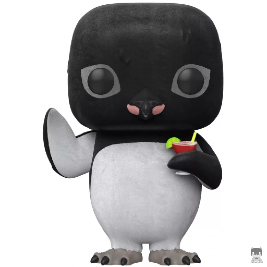 Figura Funko Pop! Pingüino con cóctel (Flocado) (Billy Madison)