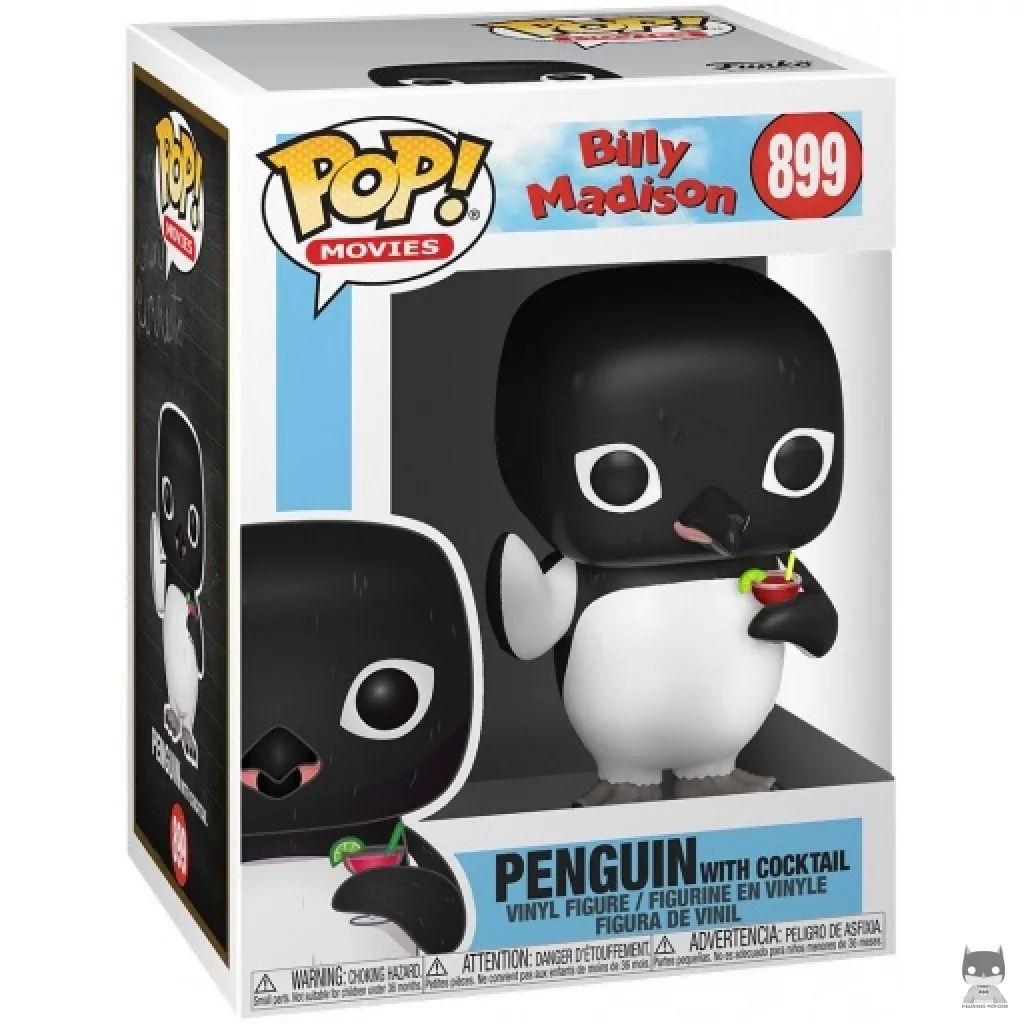 Figura Funko Pop! Pingüino con cóctel en su caja