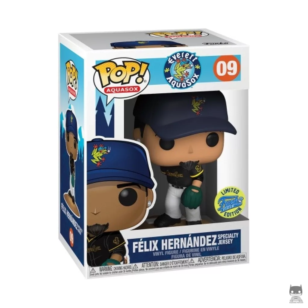 Figura Funko Pop! Felix Hernandez camiseta especial en su caja