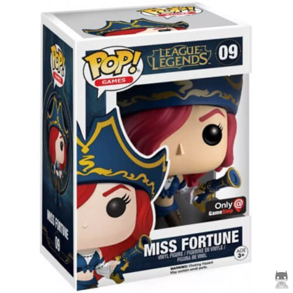Figura Funko Pop! Miss Fortune en su caja