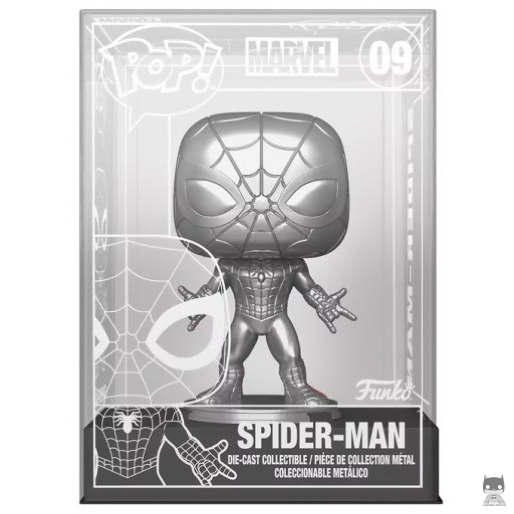 Figura Funko Pop! Spider-Man (Chase & Metalizado) (Marvel Comics)
