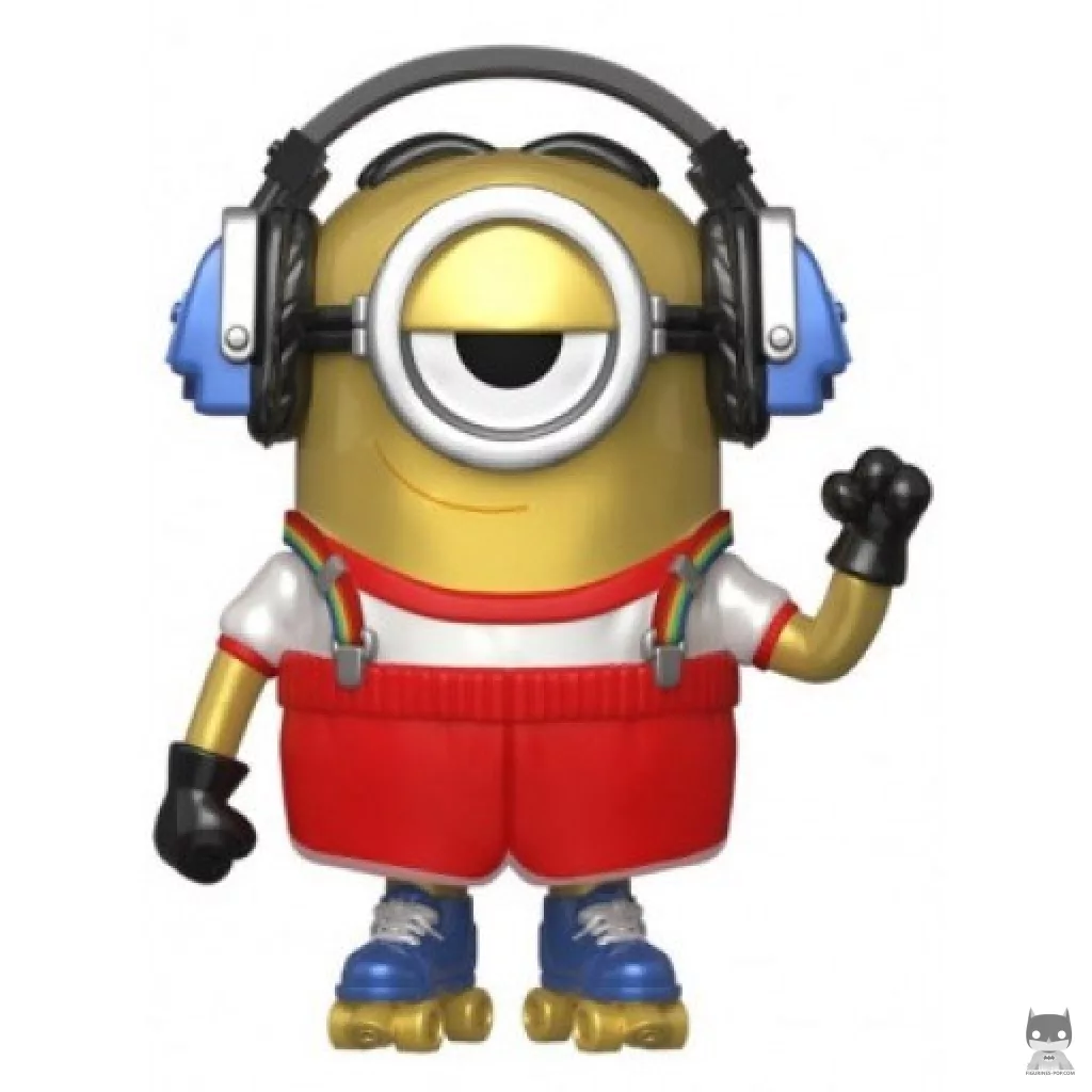Figura Funko Pop! Stuart en patines (Metalizado) (Minions: El origen de Gru)