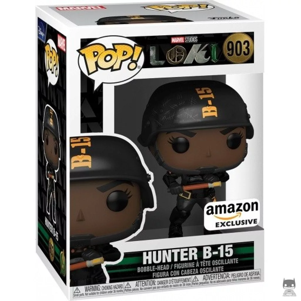Figura Funko Pop! Cazadora B-15 en su caja