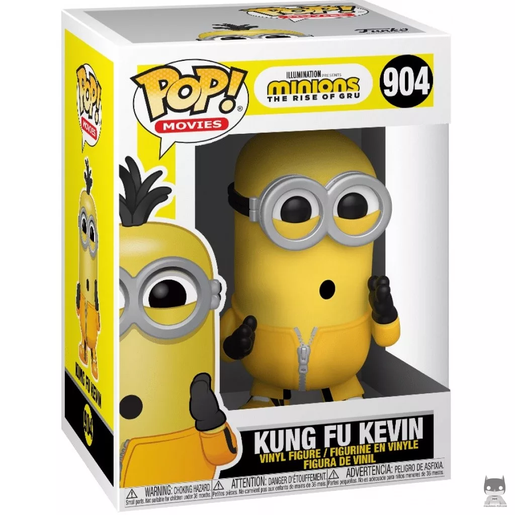Figura Funko Pop! Kevin kung-fu en su caja