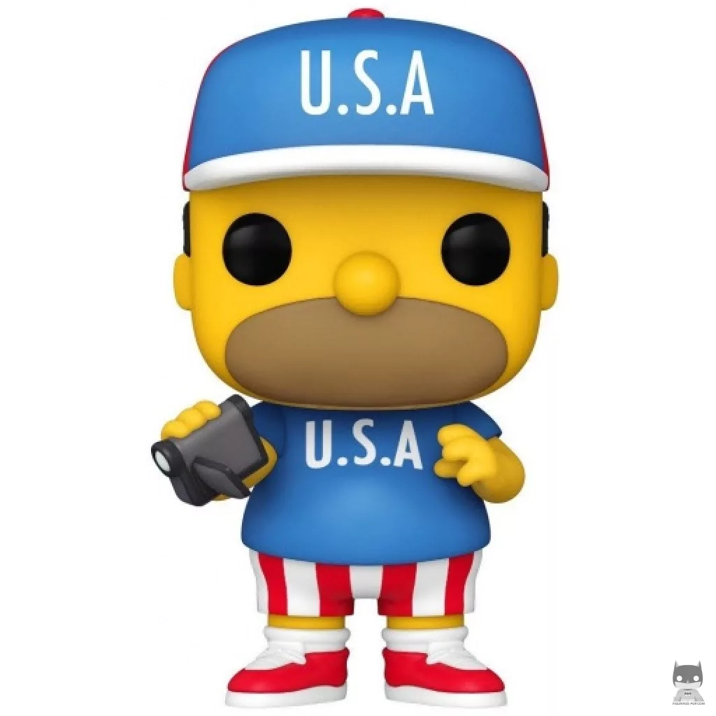 Figura Funko Pop! Homer EE. UU. (Los Simpson)