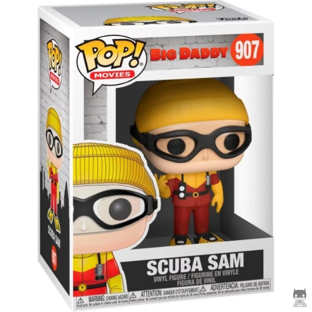 Figura Funko Pop! Sam buceador en su caja