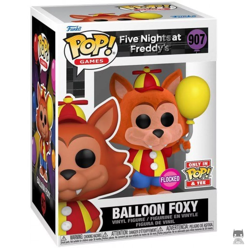 Figura Funko Pop! Balloon Foxy (Flocado) en su caja