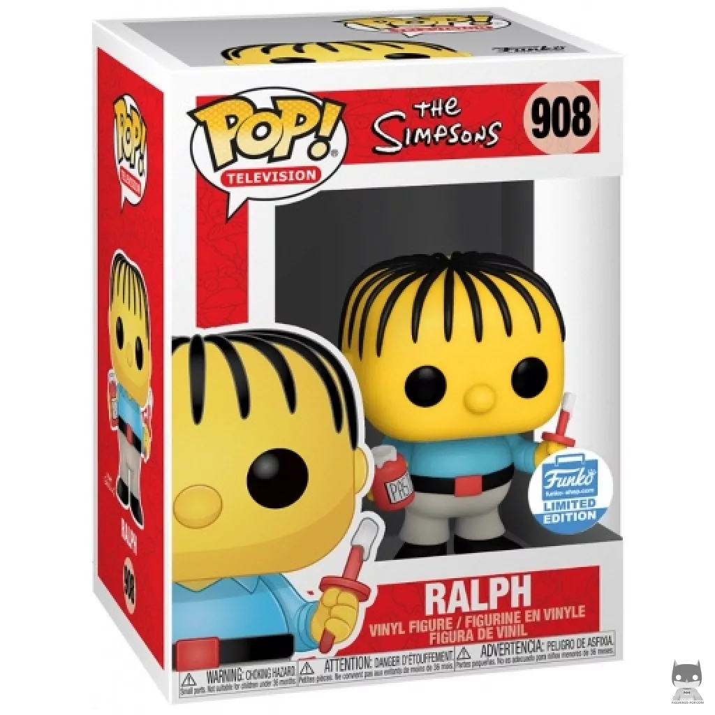 Figura Funko Pop! Ralph Wiggum en su caja