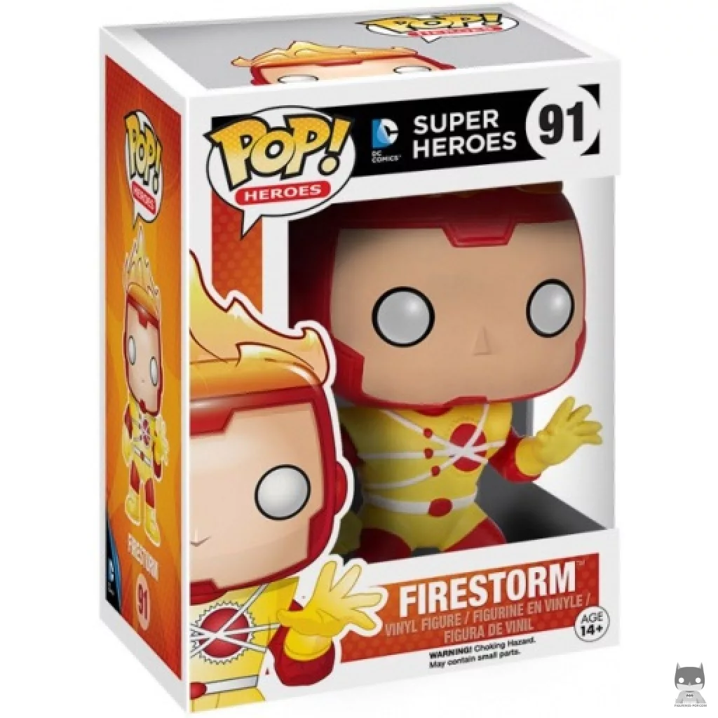 Figura Funko Pop! Firestorm en su caja