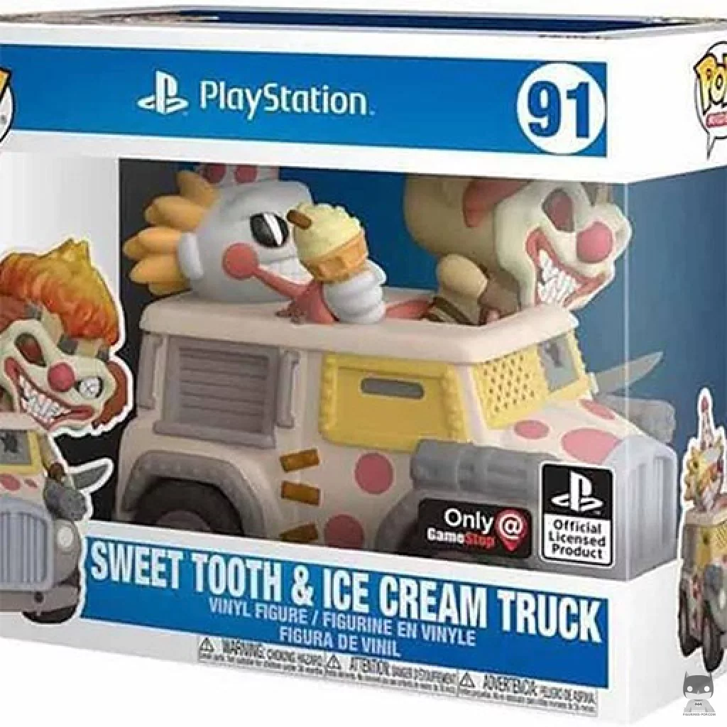 Figura Funko Pop! Sweet Tooth & camión de helados en su caja