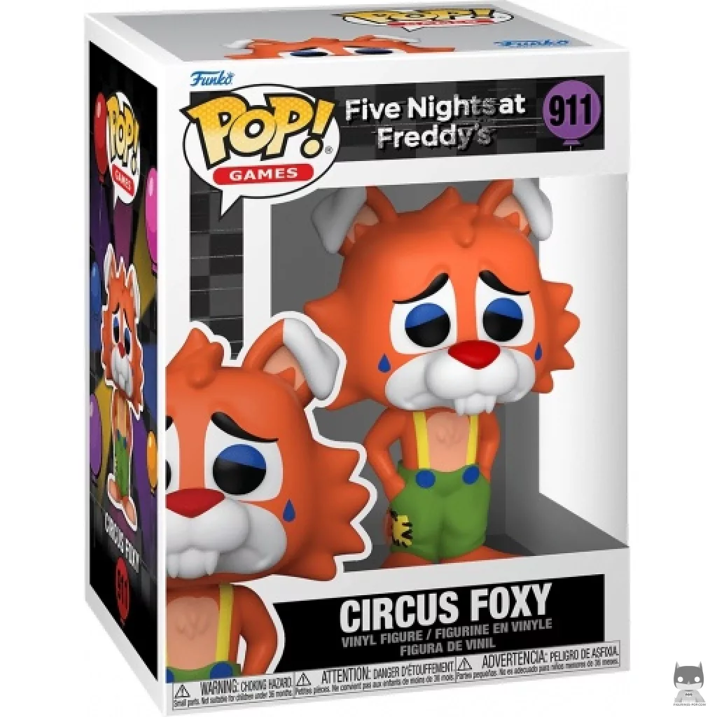 Figura Funko Pop! Circus Foxy en su caja