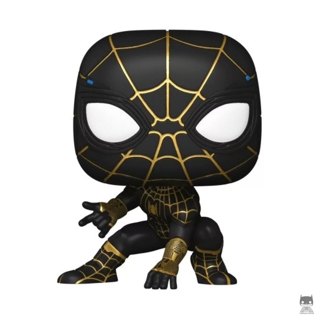 Figura Funko Pop! Spider-Man traje negro y dorado (Spider-Man: No Way Home)
