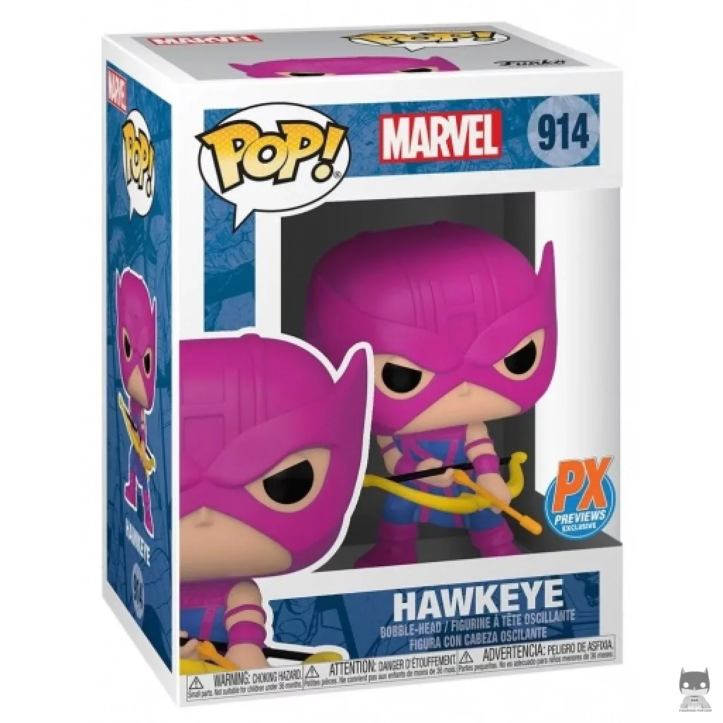 Figura Funko Pop! Ojo de Halcón en su caja