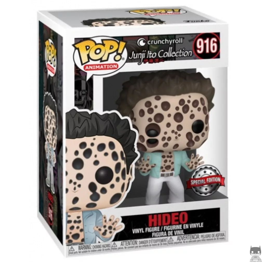 Figura Funko Pop! Cursed Hideo en su caja