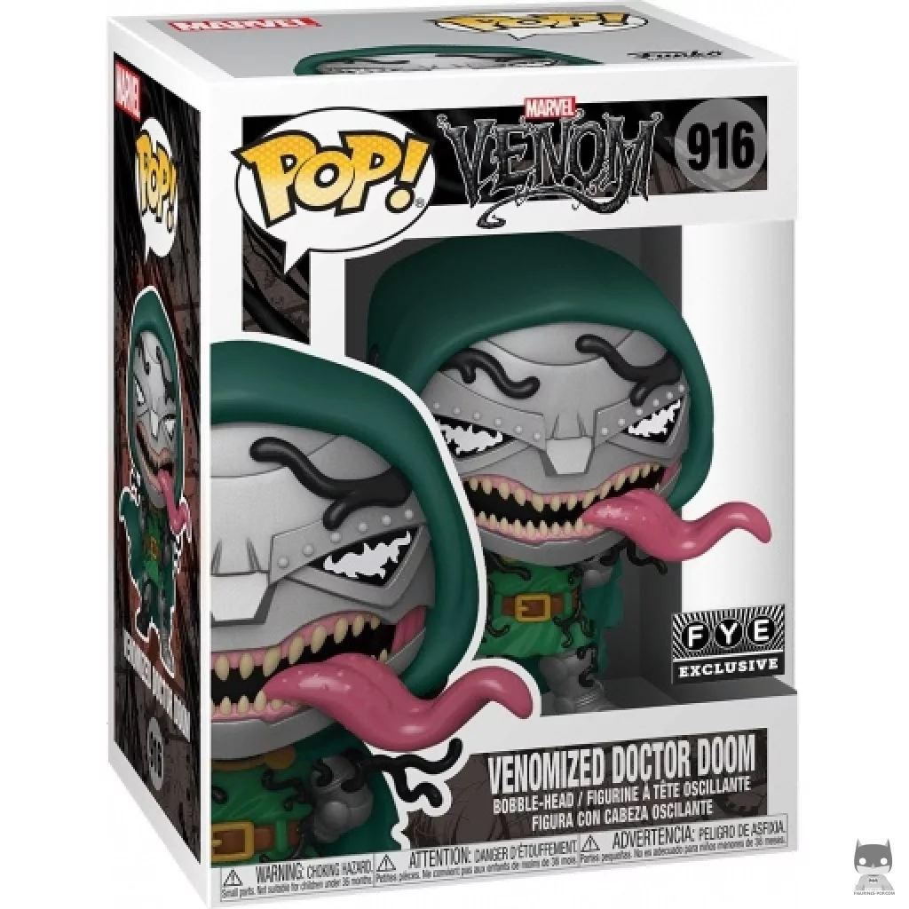 Figura Funko Pop! Doctor Muerte venomizado en su caja