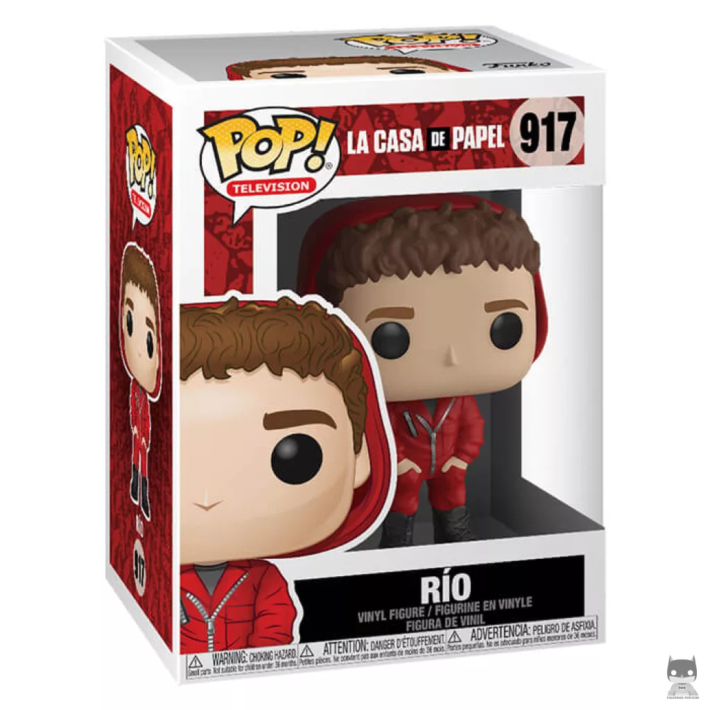 Figura Funko Pop! Río en su caja