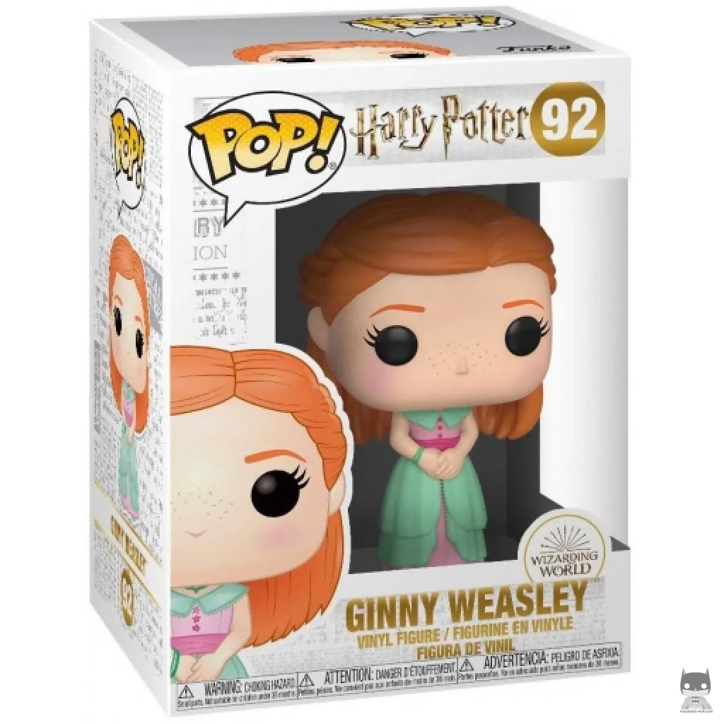 Figura Funko Pop! Ginny Weasley en el Baile de Navidad en su caja