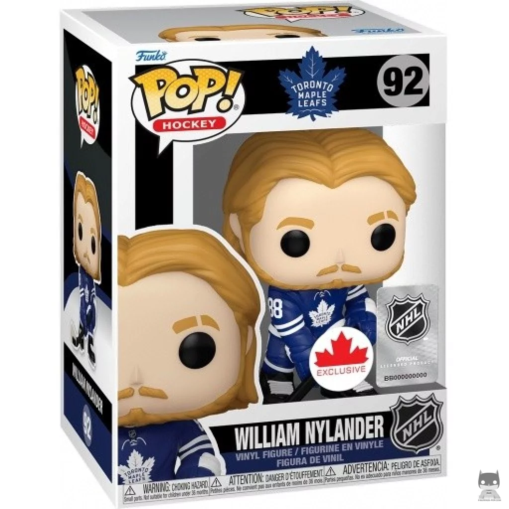 Figura Funko Pop! William Nylander en su caja