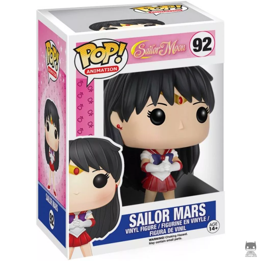 Figura Funko Pop! Sailor Mars en su caja