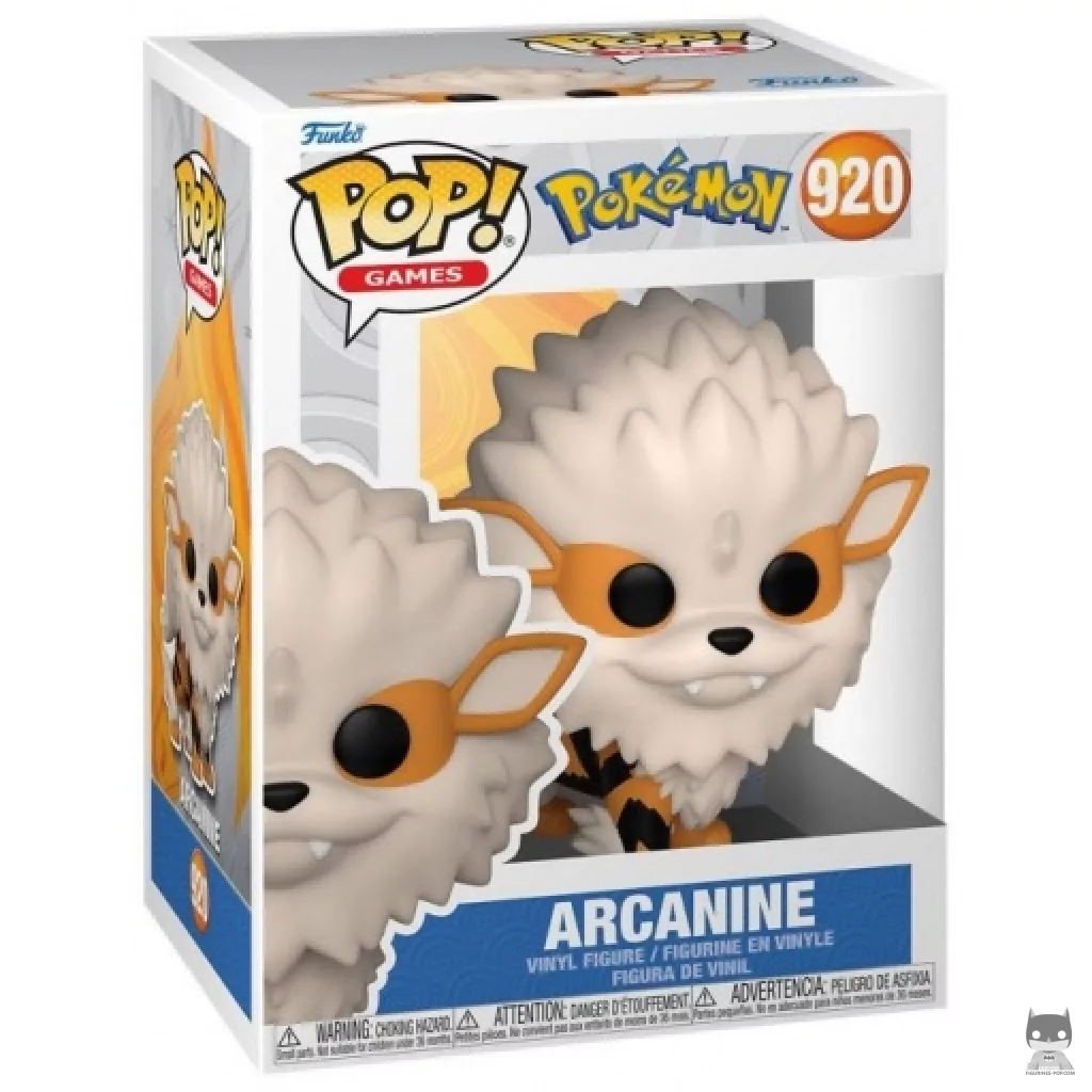 Figura Funko Pop! Arcanine en su caja