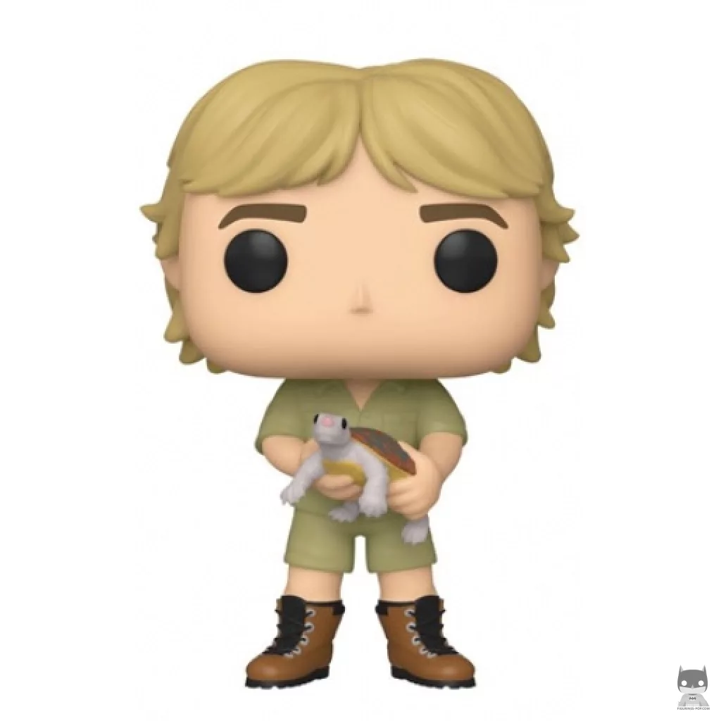 Figura Funko Pop! Steve Irwin con tortuga (Chase) (Australia Zoo)