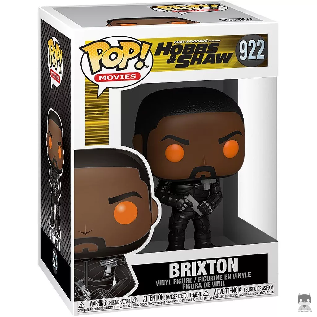 Figura Funko Pop! Brixton con ojos naranjas en su caja