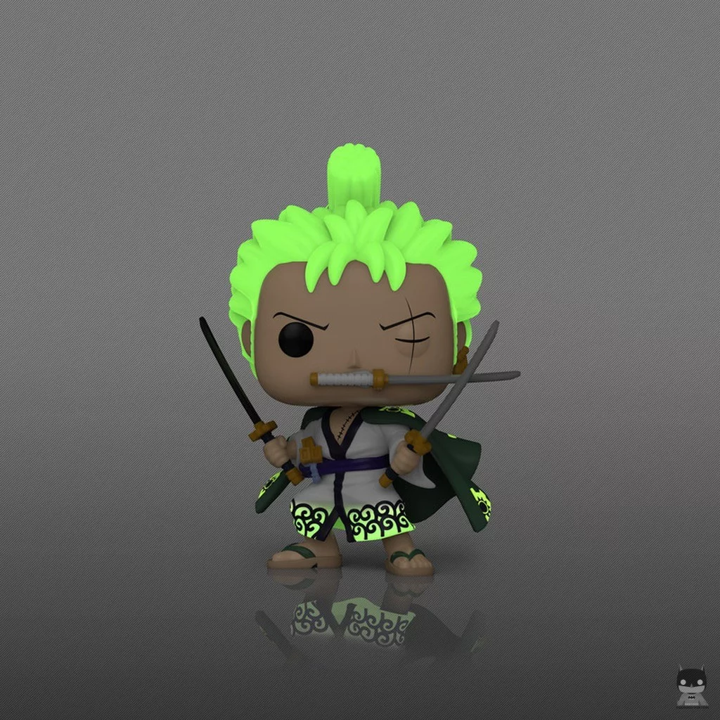 Figura Funko Pop! Roronoa Zoro (Estilo de tres espadas) (Brilla en la oscuridad) (One Piece)