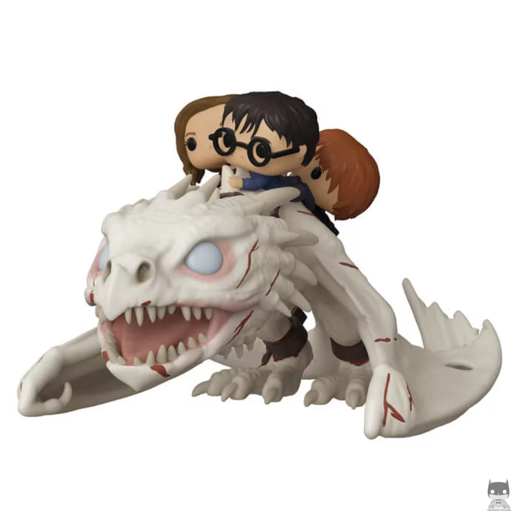 Figura Funko Pop! Harry, Ron & Hermione con dragón (Harry Potter)