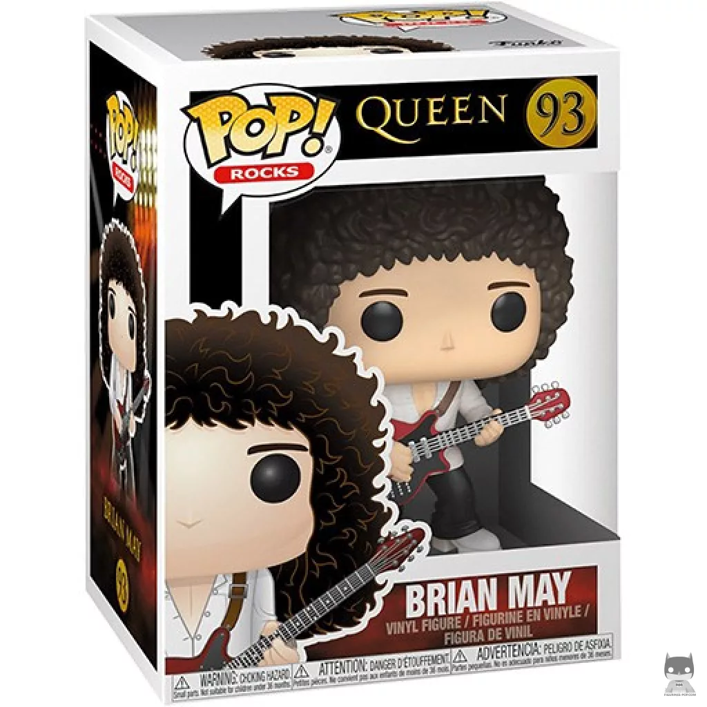 Figura Funko Pop! Brian May en su caja
