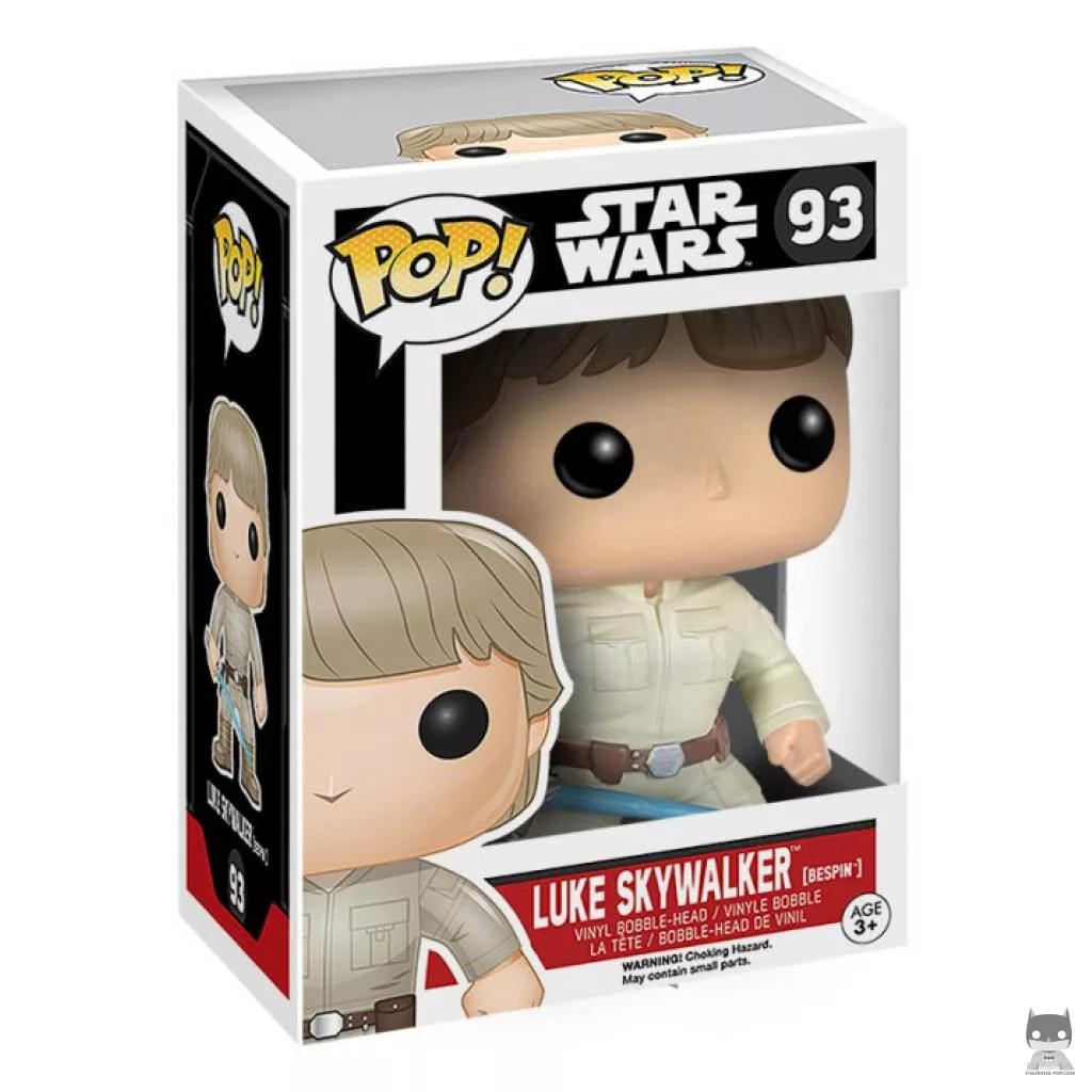 Figura Funko Pop! Luke Skywalker en Bespin en su caja