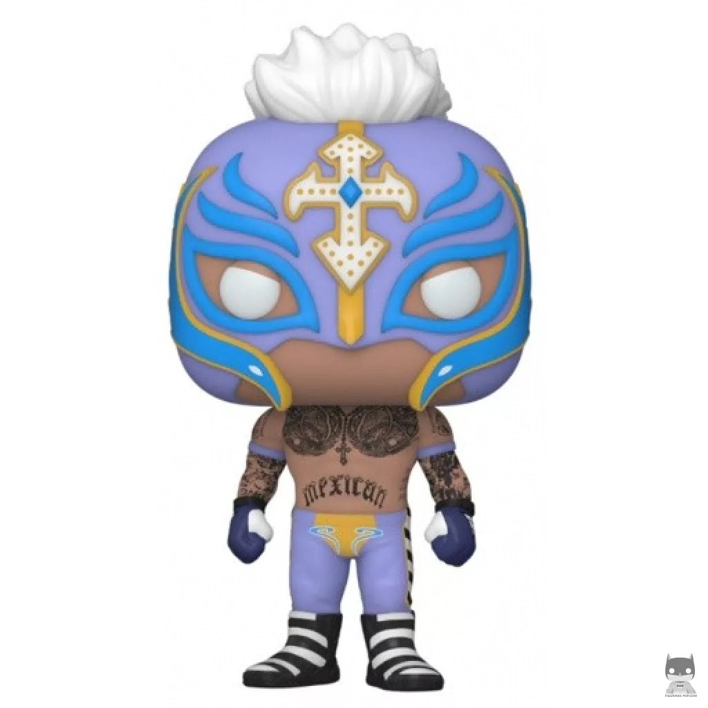 Figura Funko Pop! Rey Mysterio (Brilla en la oscuridad) (WWE)