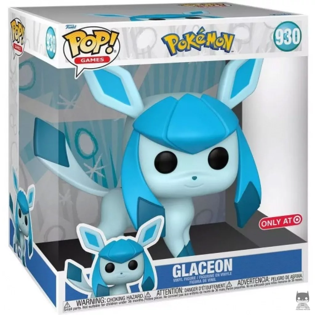 Figura Funko Pop! Glaceon (Supersized) en su caja