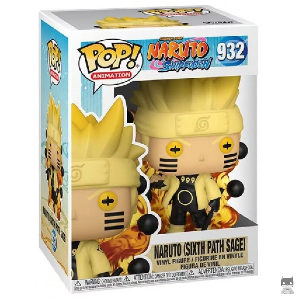 Figura Funko Pop! Naruto Uzumaki Chakra del Kyubi en su caja