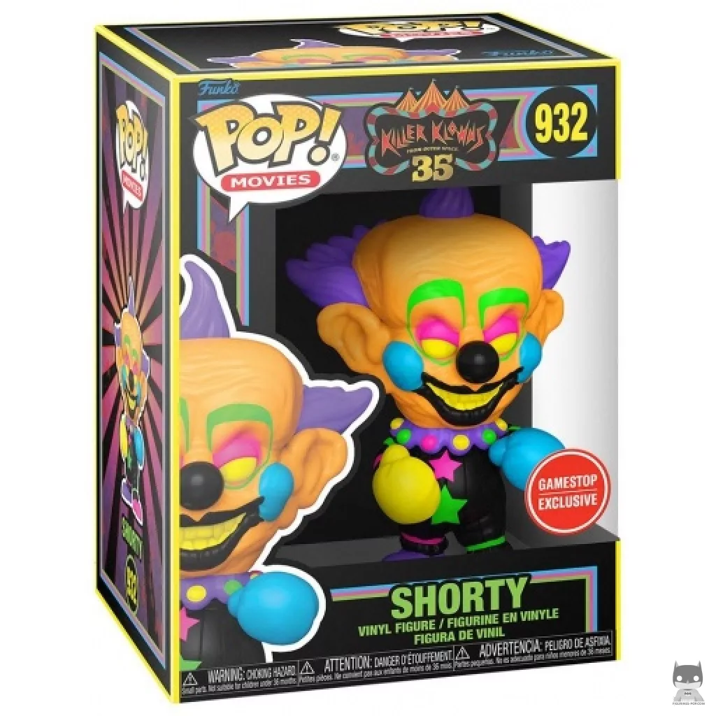 Figura Funko Pop! Shorty (Luz negra) en su caja
