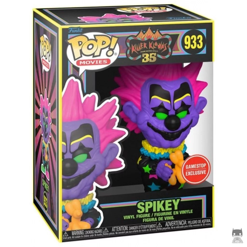 Figura Funko Pop! Spikey (Luz negra) en su caja