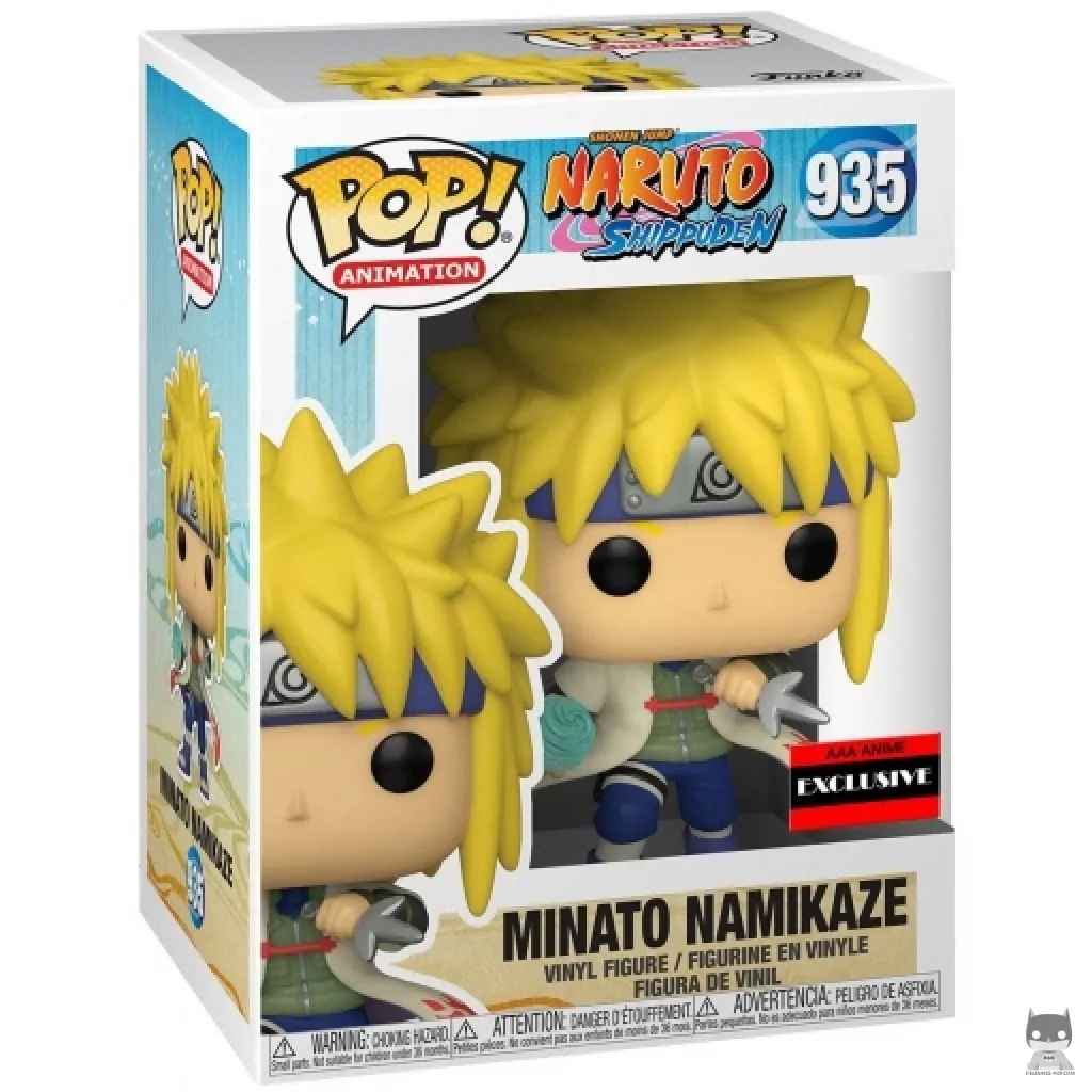 Figura Funko Pop! Minato Namikaze Rasengan en su caja