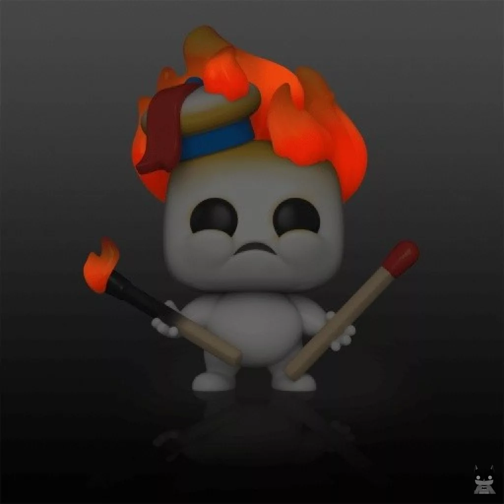 Figura Funko Pop! Mini Puft en llamas (Brilla en la oscuridad) (Cazafantasmas: Más allá)