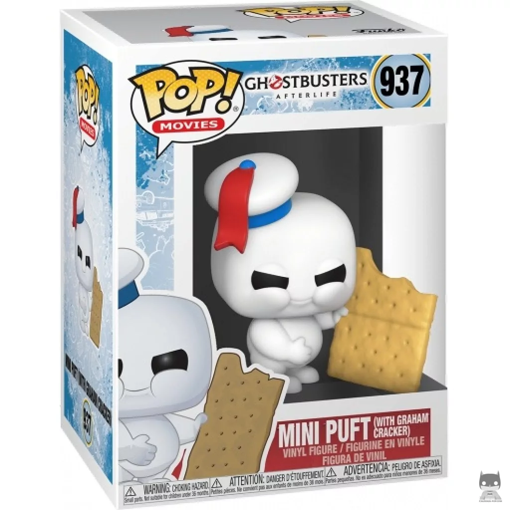 Figura Funko Pop! Mini Puft con galleta Graham en su caja