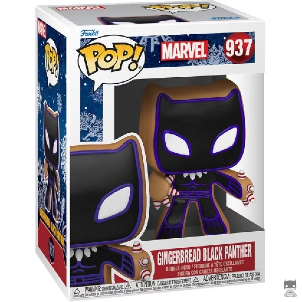 Figura Funko Pop! Black Panther de jengibre en su caja