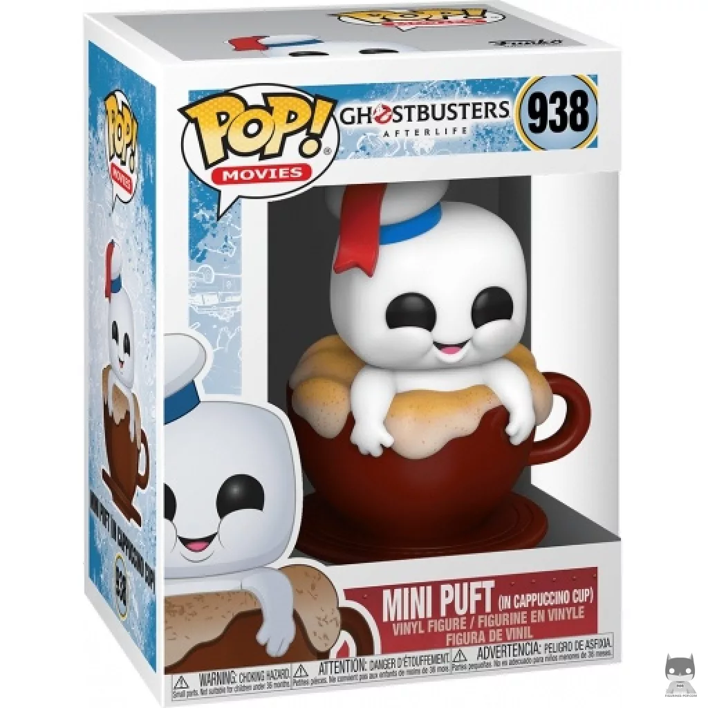 Figura Funko Pop! Mini Puft en taza de capuchino en su caja