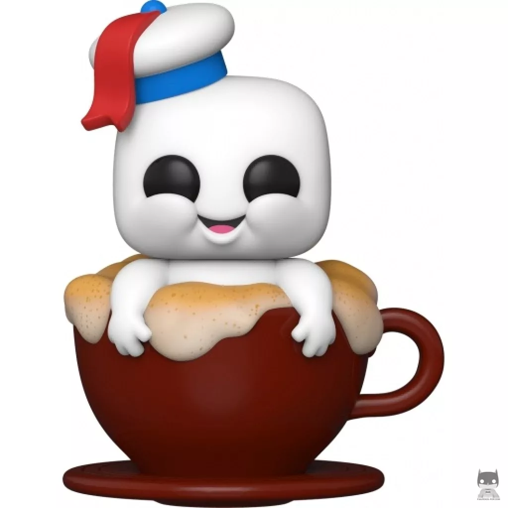 Figura Funko Pop! Mini Puft en taza de capuchino (Cazafantasmas: Más allá)