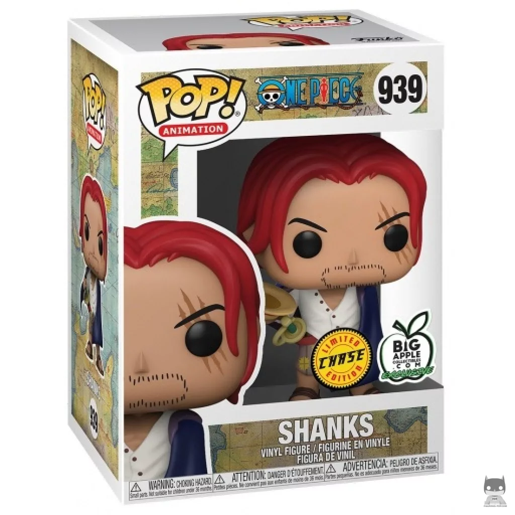 Figura Funko Pop! Shanks (Chase) en su caja