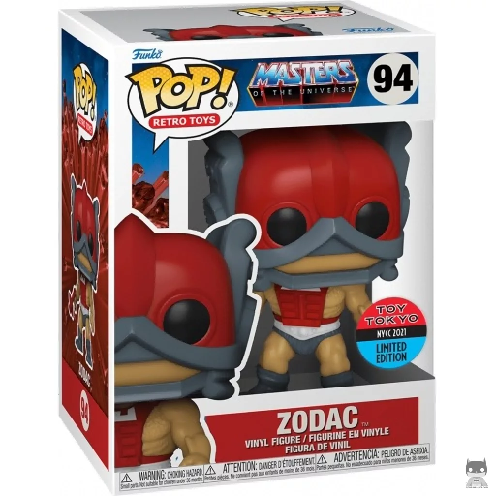 Figura Funko Pop! Zodac en su caja